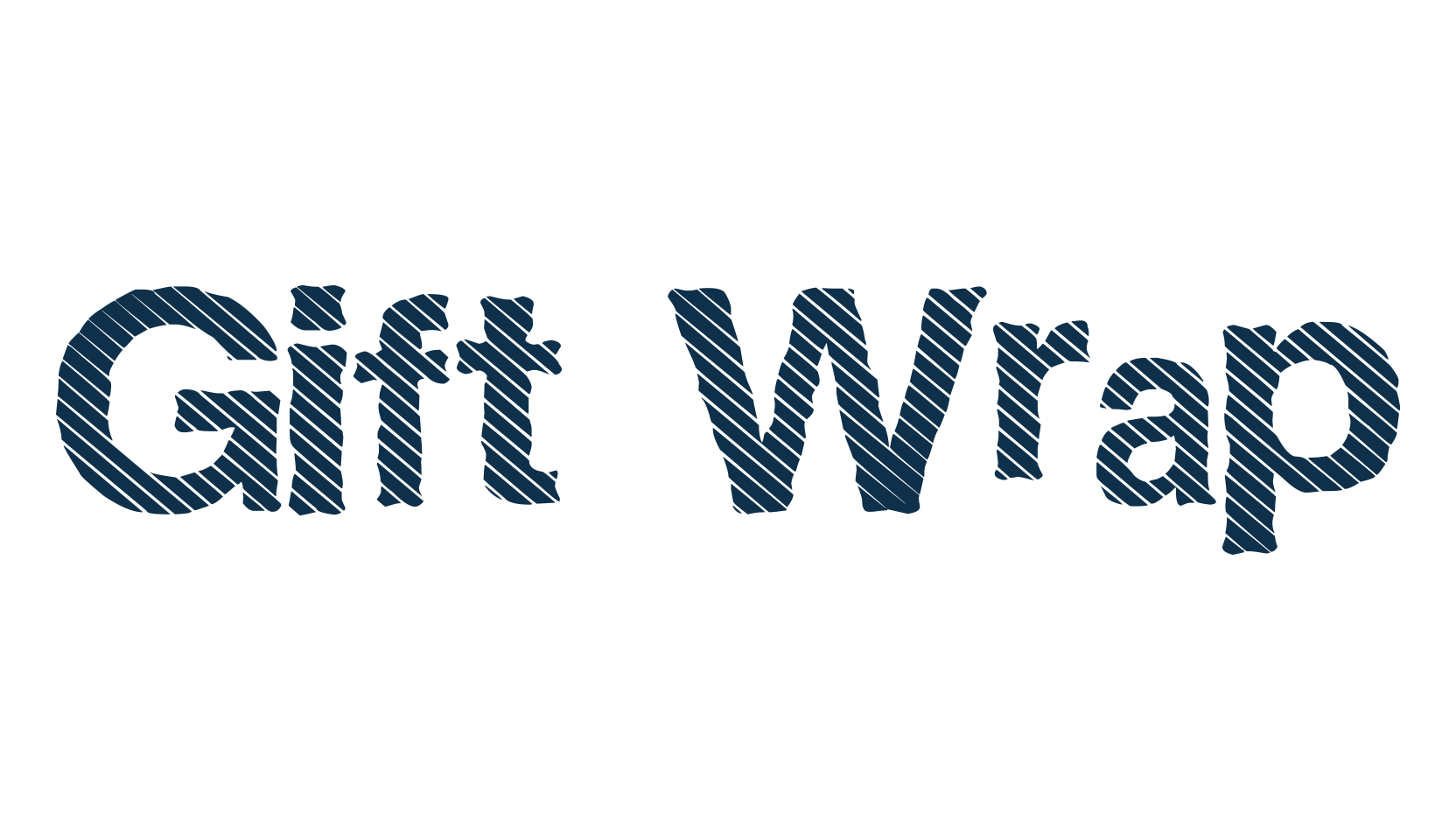 Gift Wrap, fancy decorative font preview
