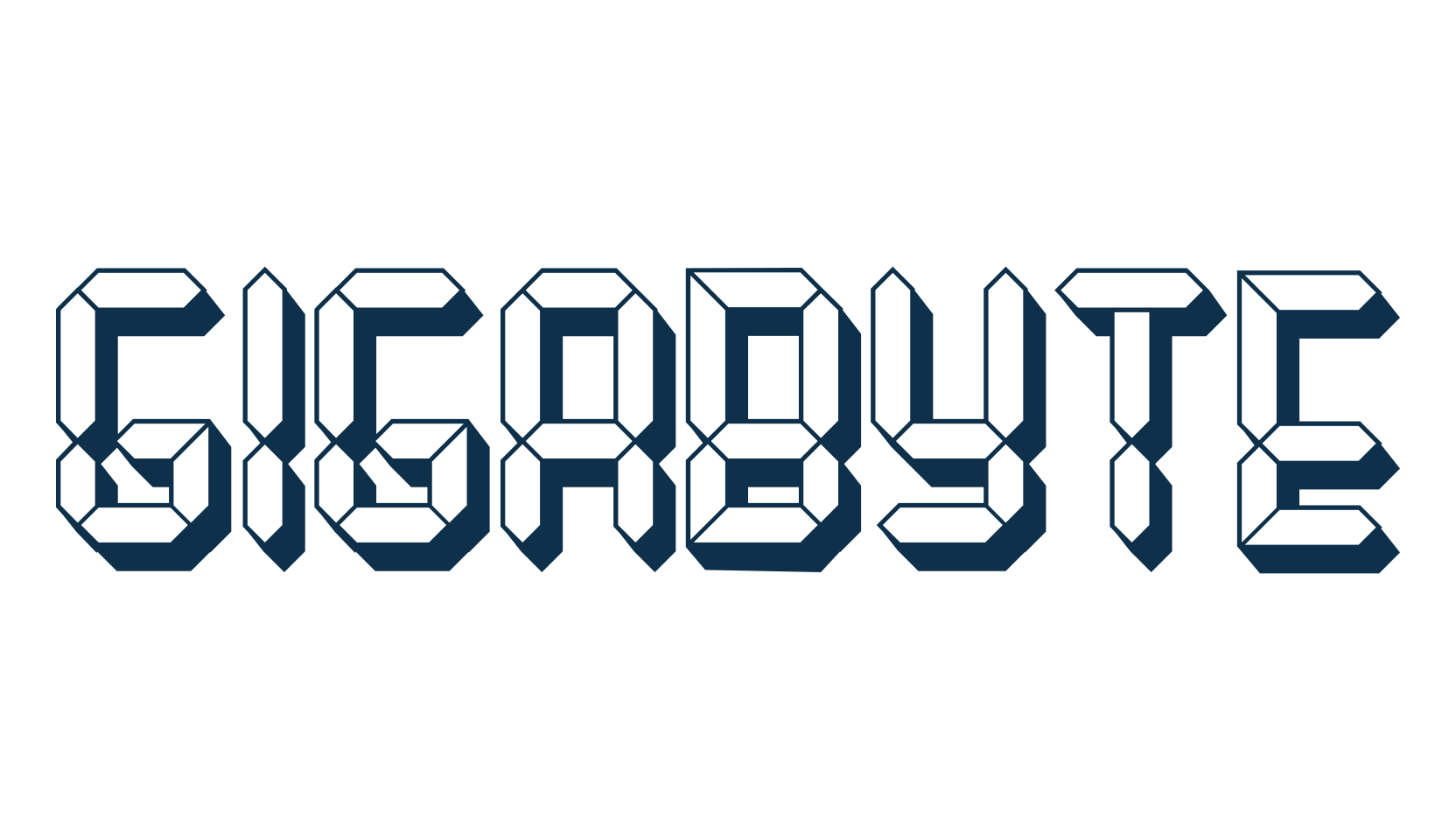 Gigabyte, lcd font preview