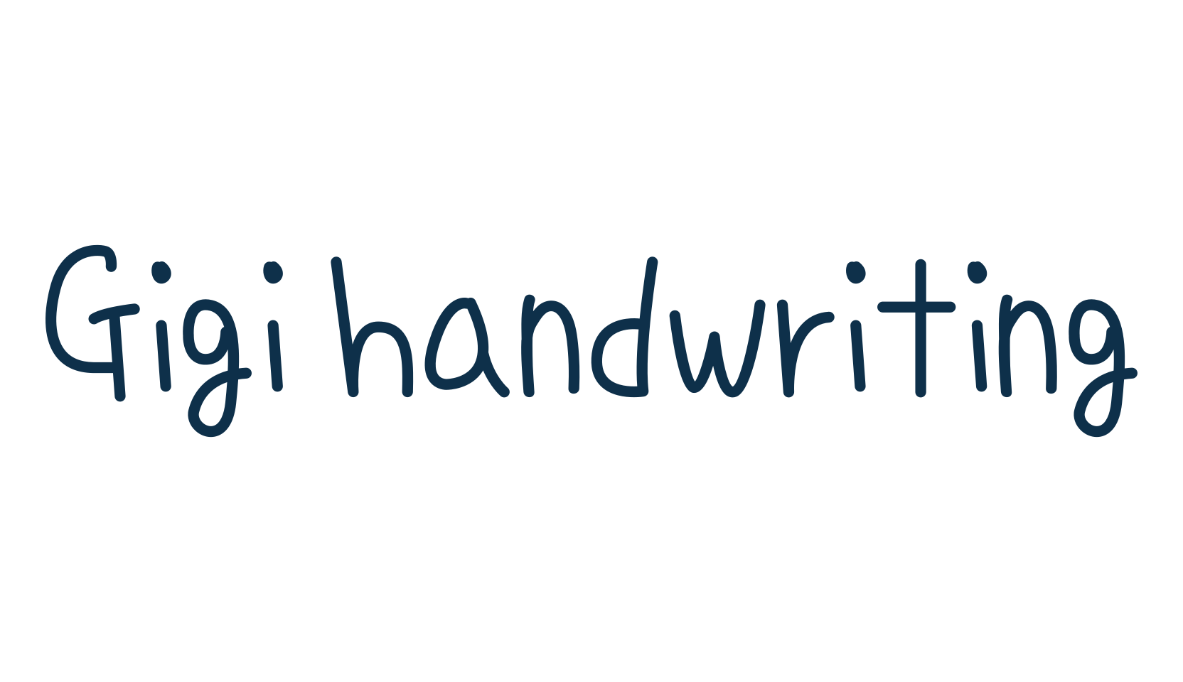 Gigi handwriting, script handwritten fancy decorative calligraphy font preview