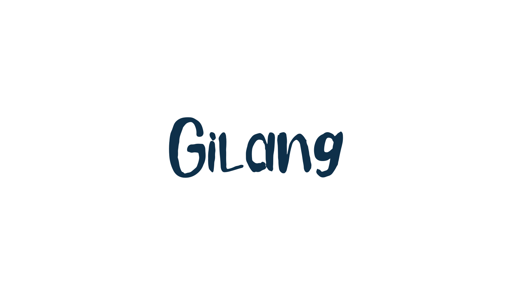 Gilang, cartoon font preview