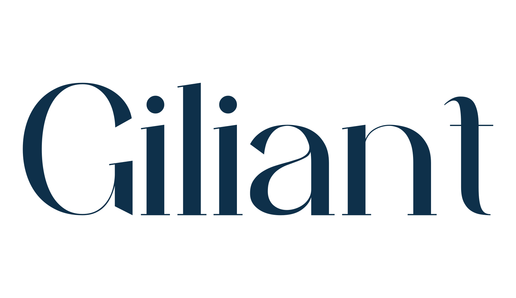 Giliant, basic serif font preview