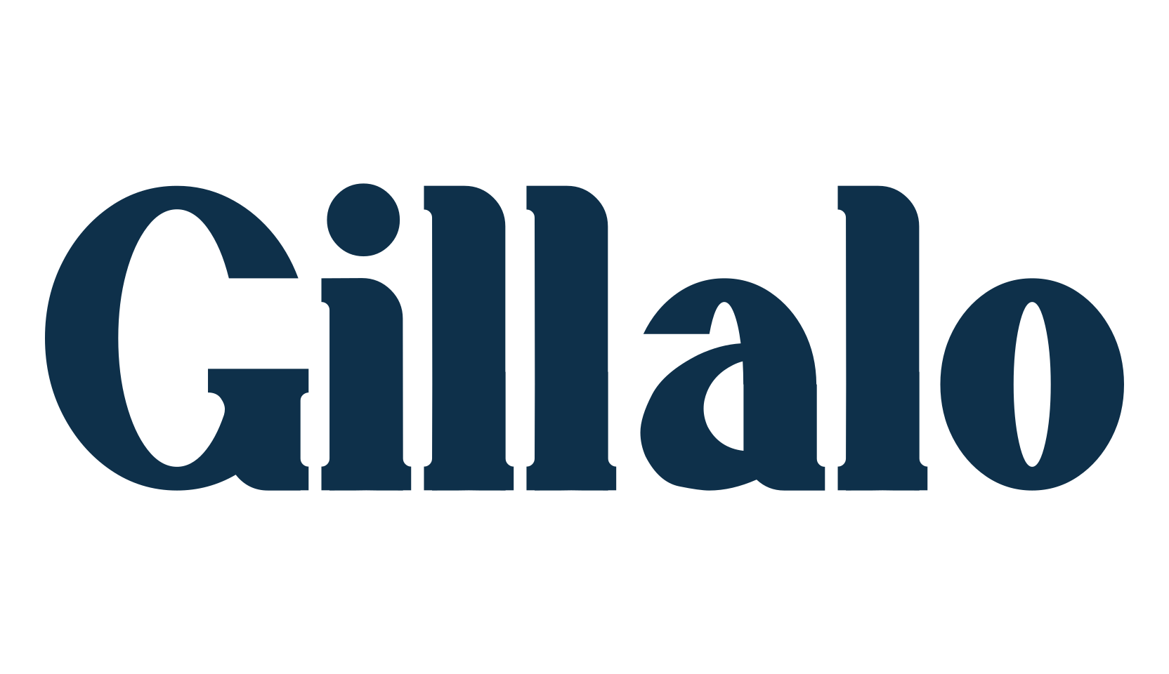 Gillalo, serif font preview