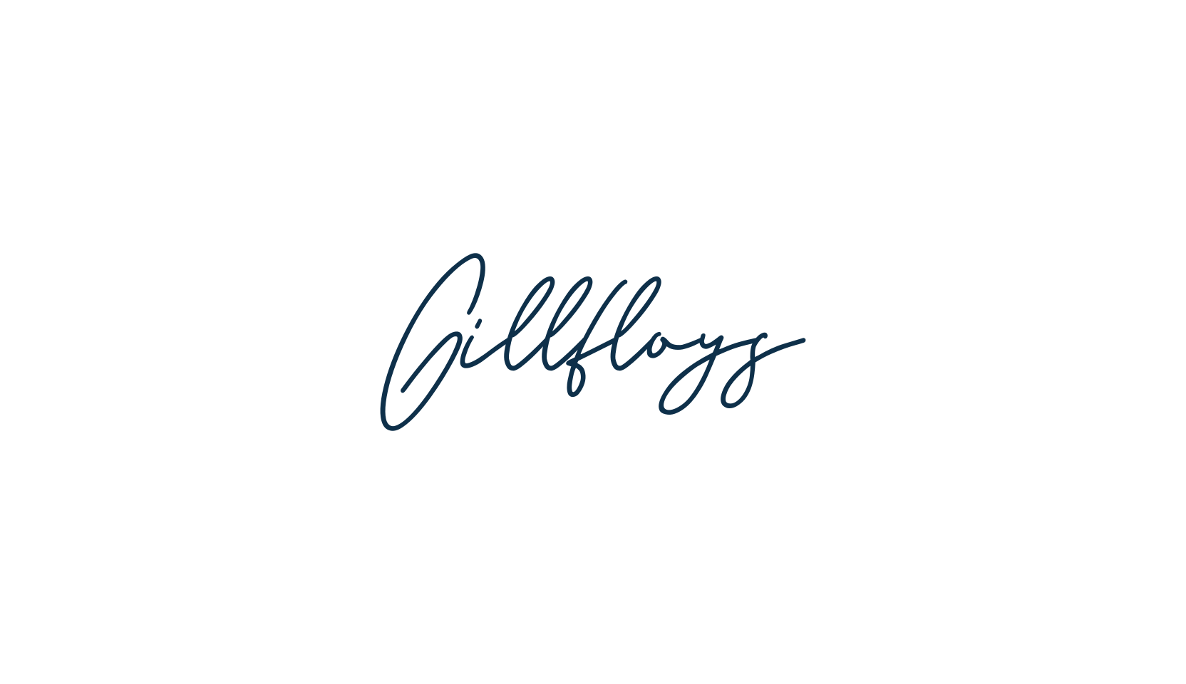 Gillfloys, script handwritten fancy decorative calligraphy font preview