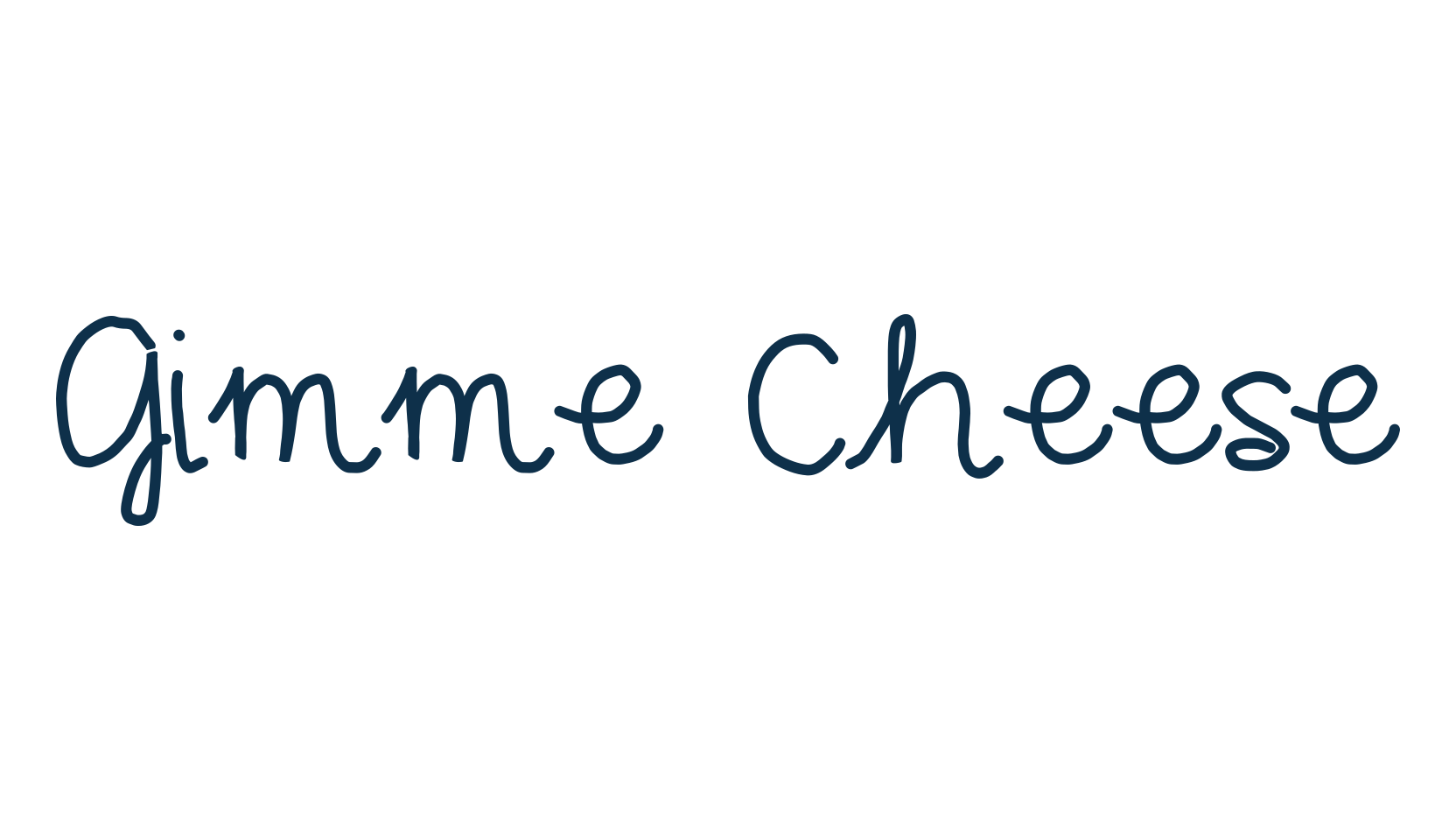 Gimme Cheese, script handwritten fancy decorative calligraphy font preview