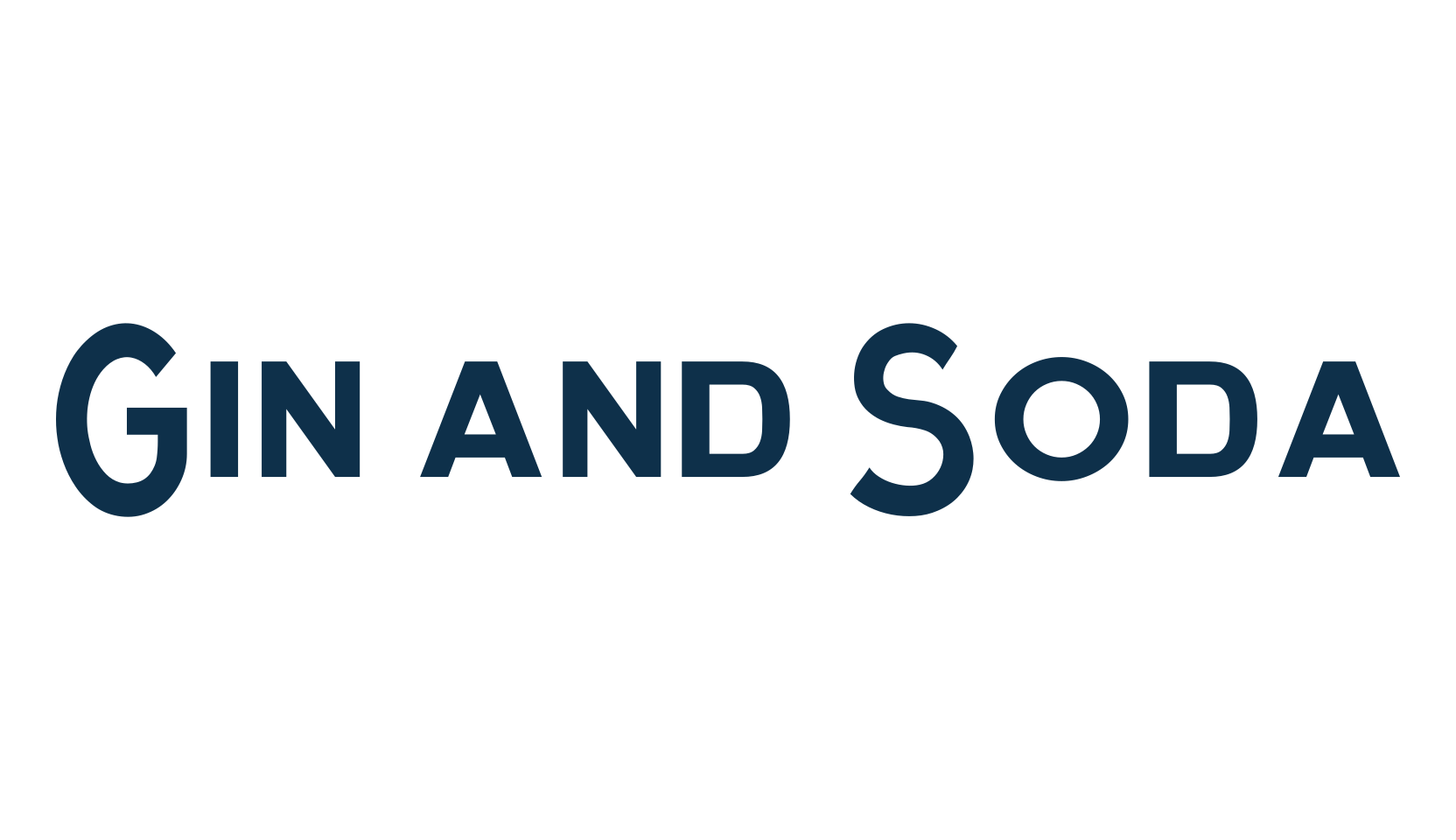 Gin and Soda, fancy retro decorative font preview