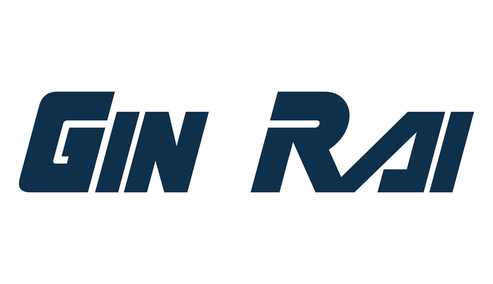 Gin Rai, techno sci-fi font preview