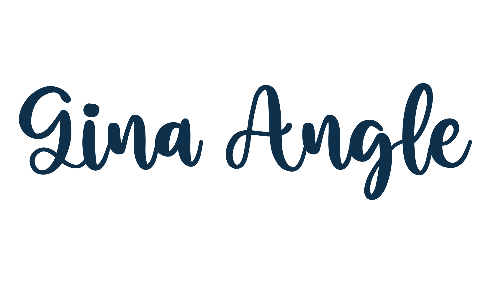 Gina Angle, display market font preview