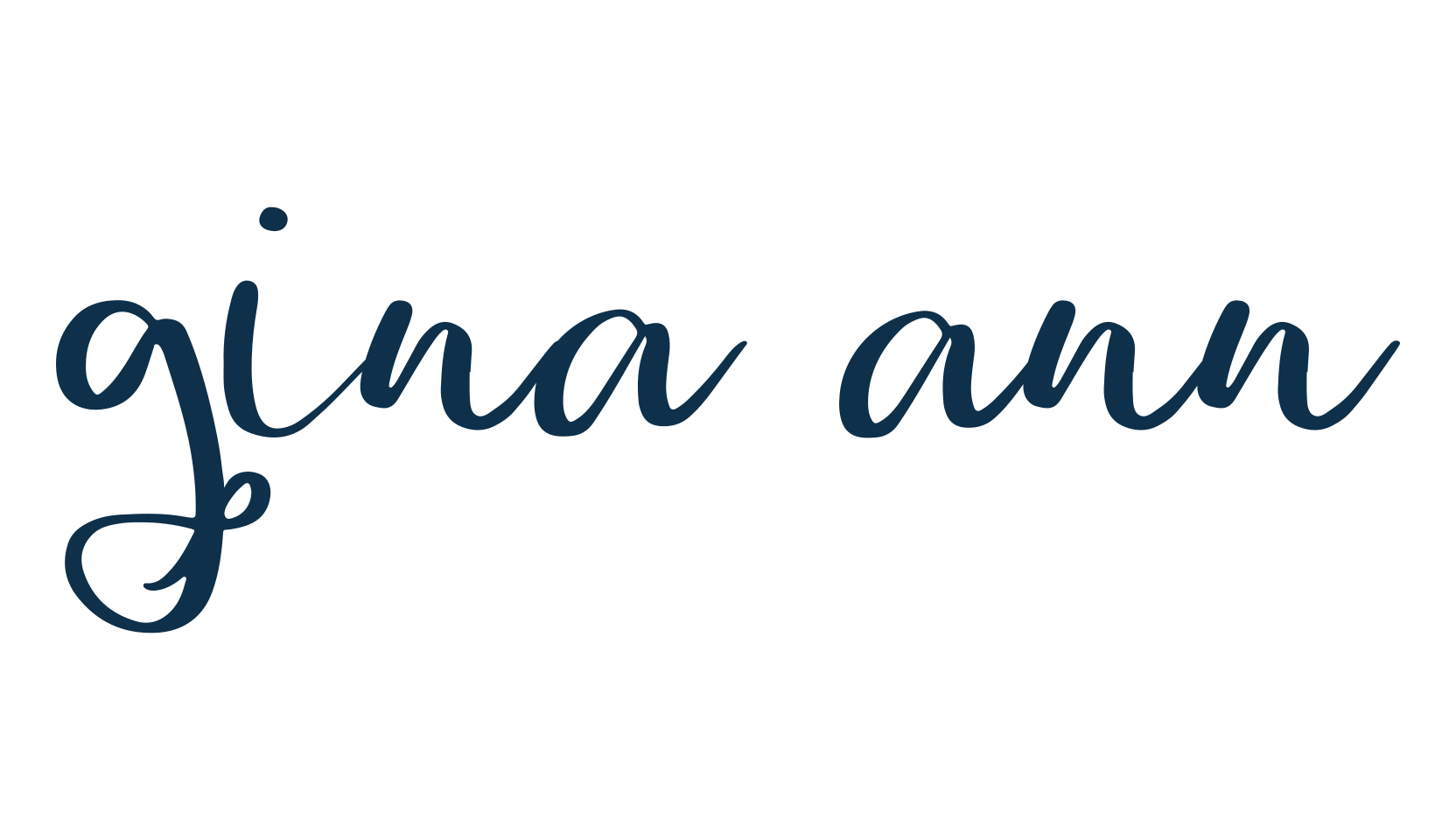 Gina Ann, script handwritten fancy decorative calligraphy font preview