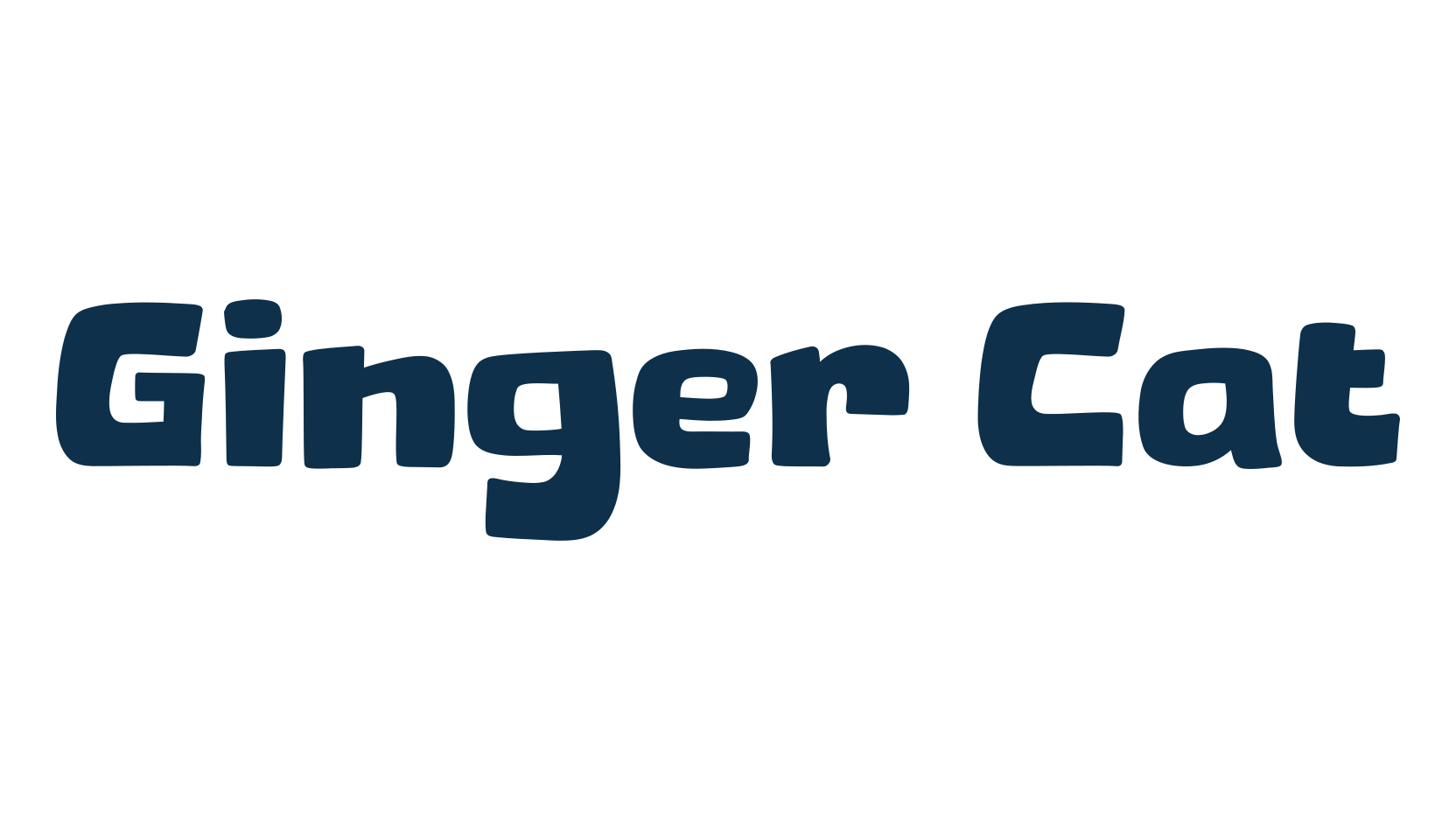 Ginger Cat, cartoon font preview