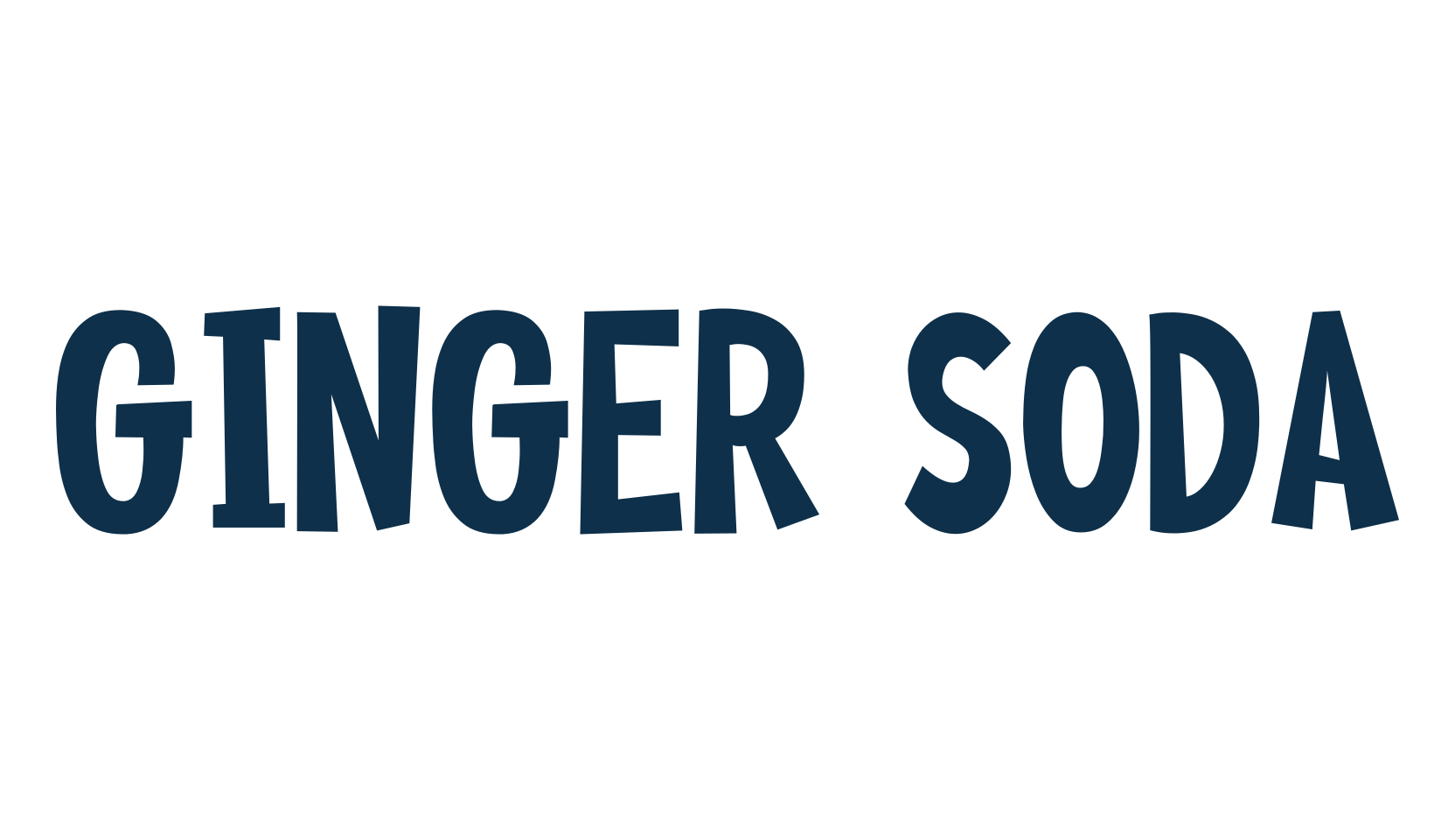 Ginger Soda, cartoon font preview