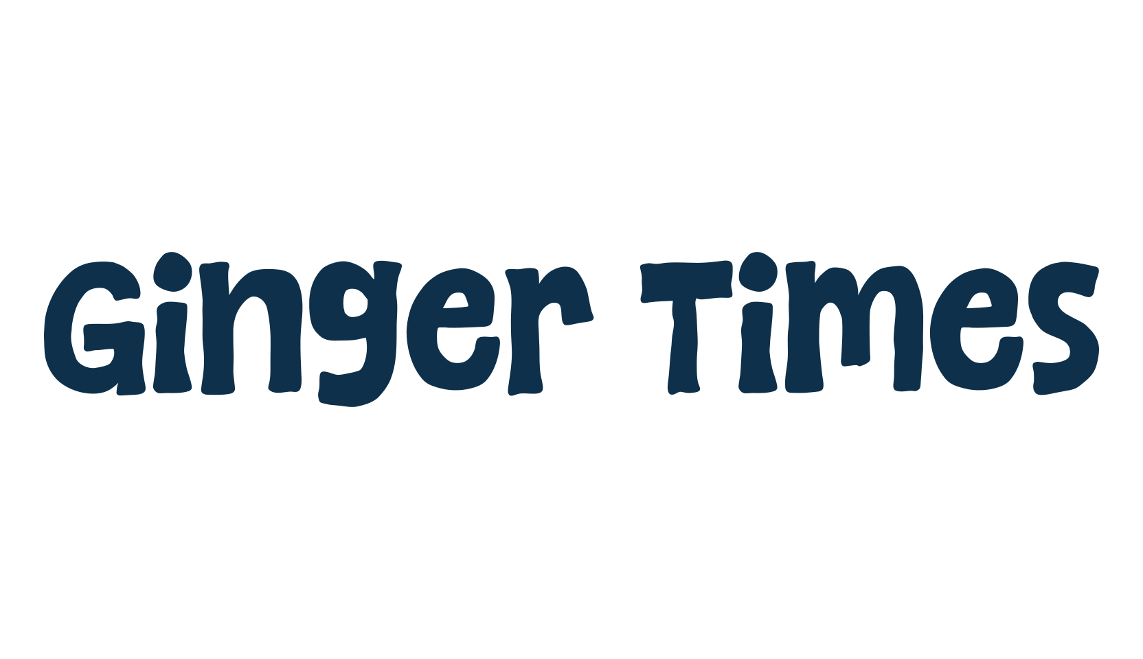 Ginger Times, cartoon font preview