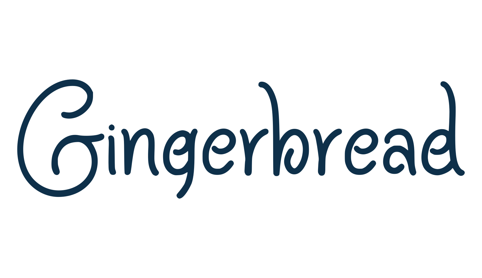 Gingerbread (gingerbread-4), display market font preview