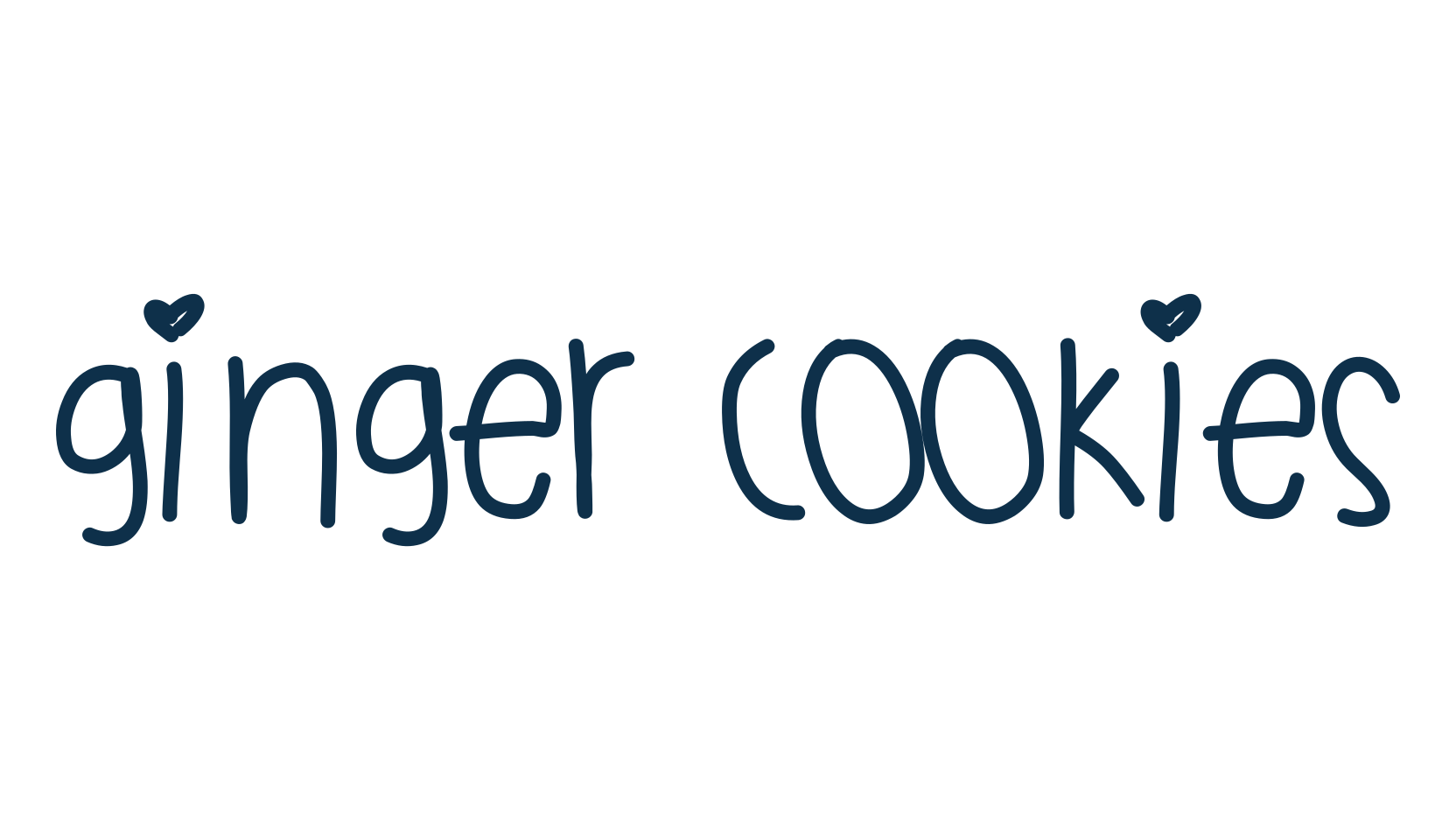Ginger Cookies, script handwritten fancy decorative calligraphy font preview