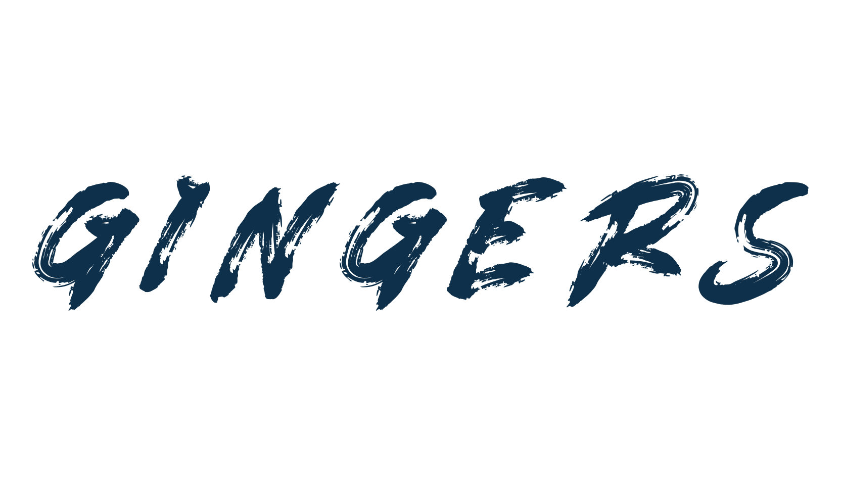 Gingers, script brush fancy decorative calligraphy font preview