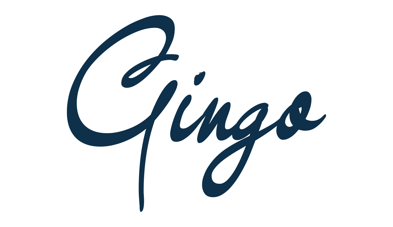 Gingo, script handwritten fancy decorative calligraphy font preview
