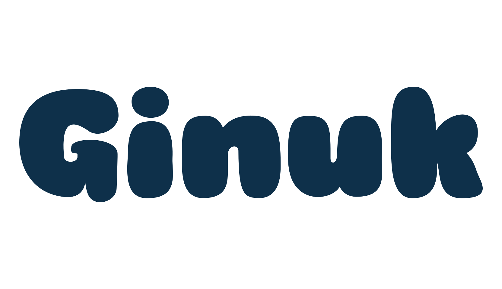 Ginuk, fancy cartoon decorative font preview