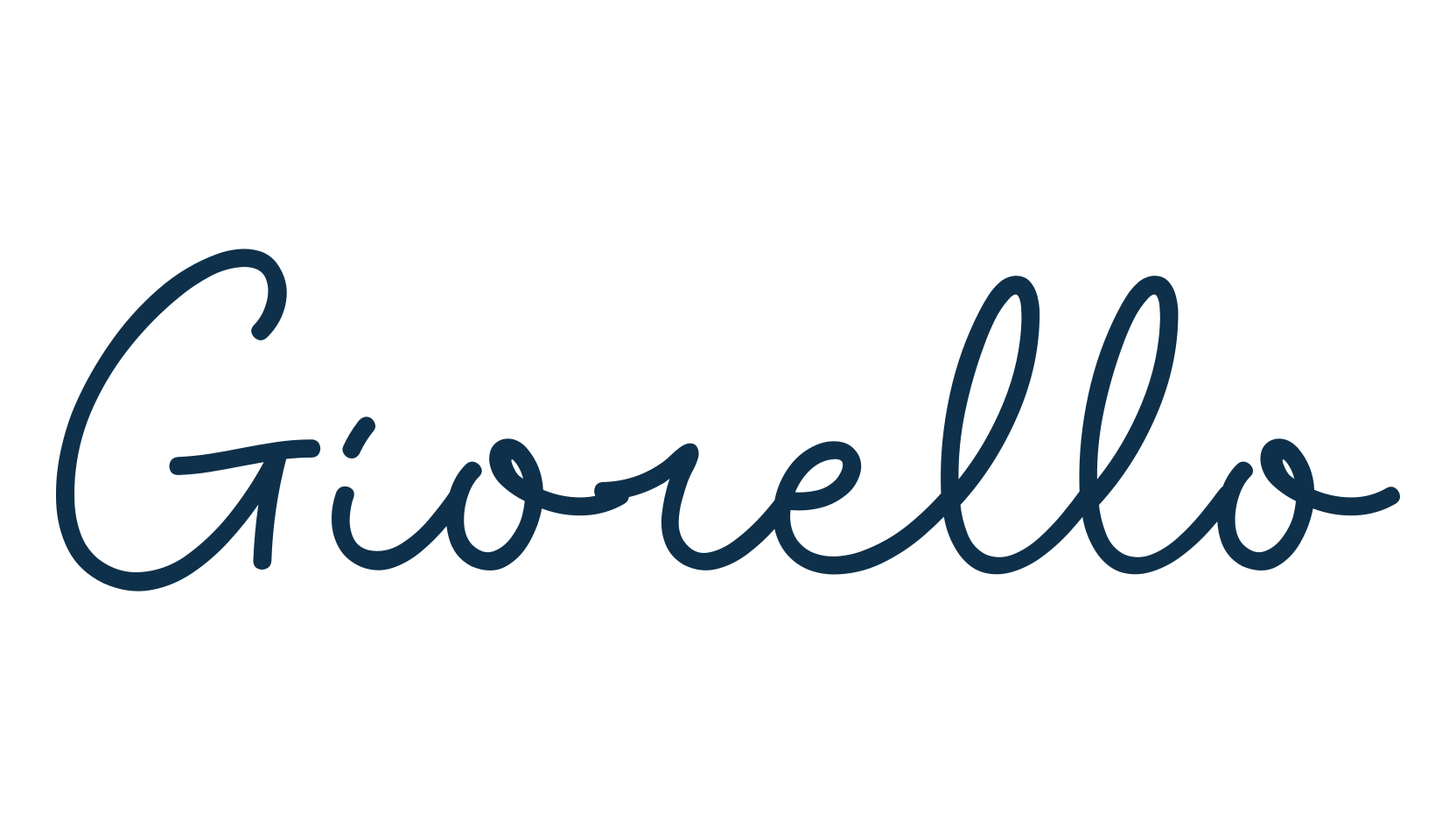 Giorello, handwriting font preview