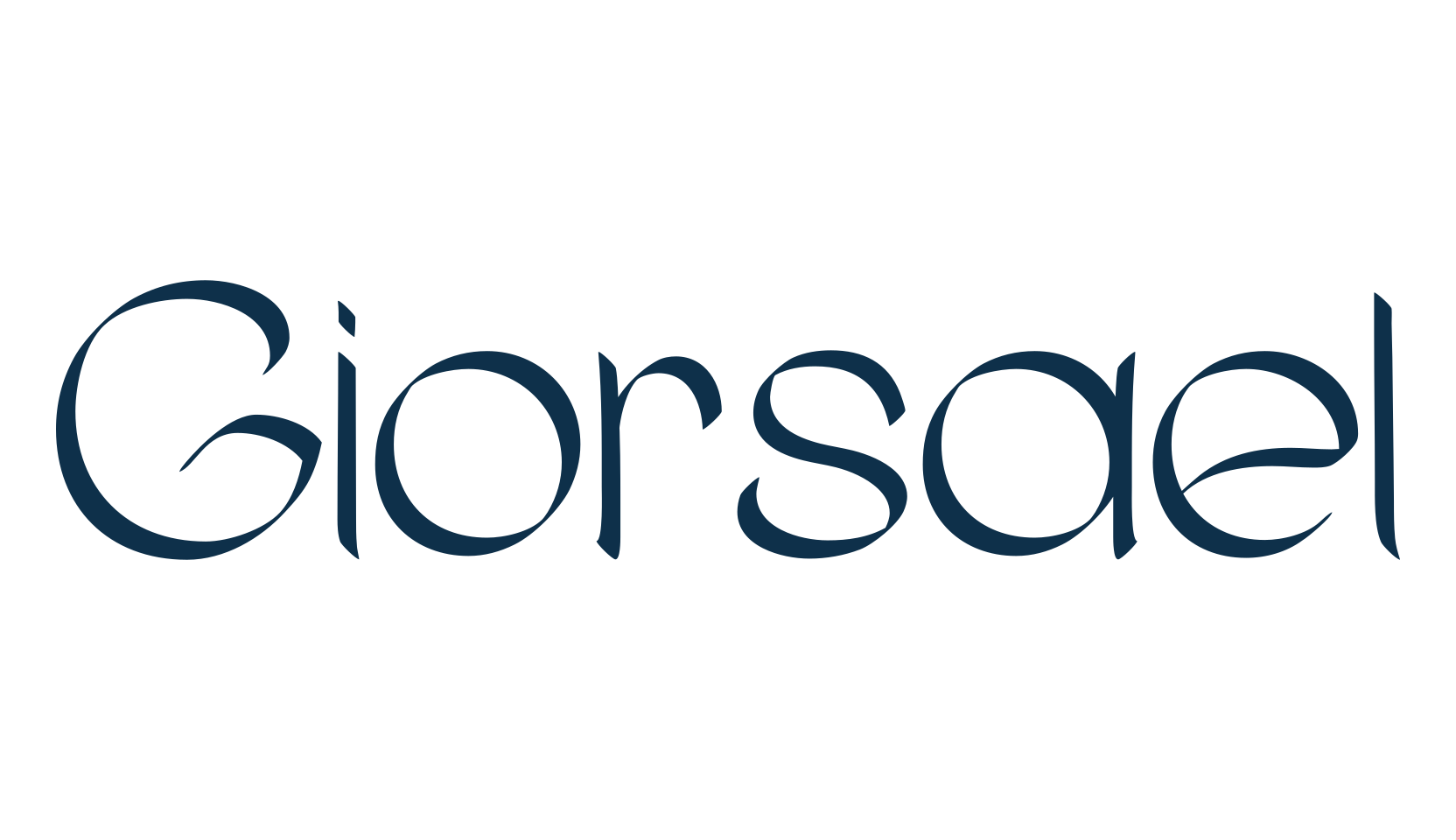 Giorsael, various font preview
