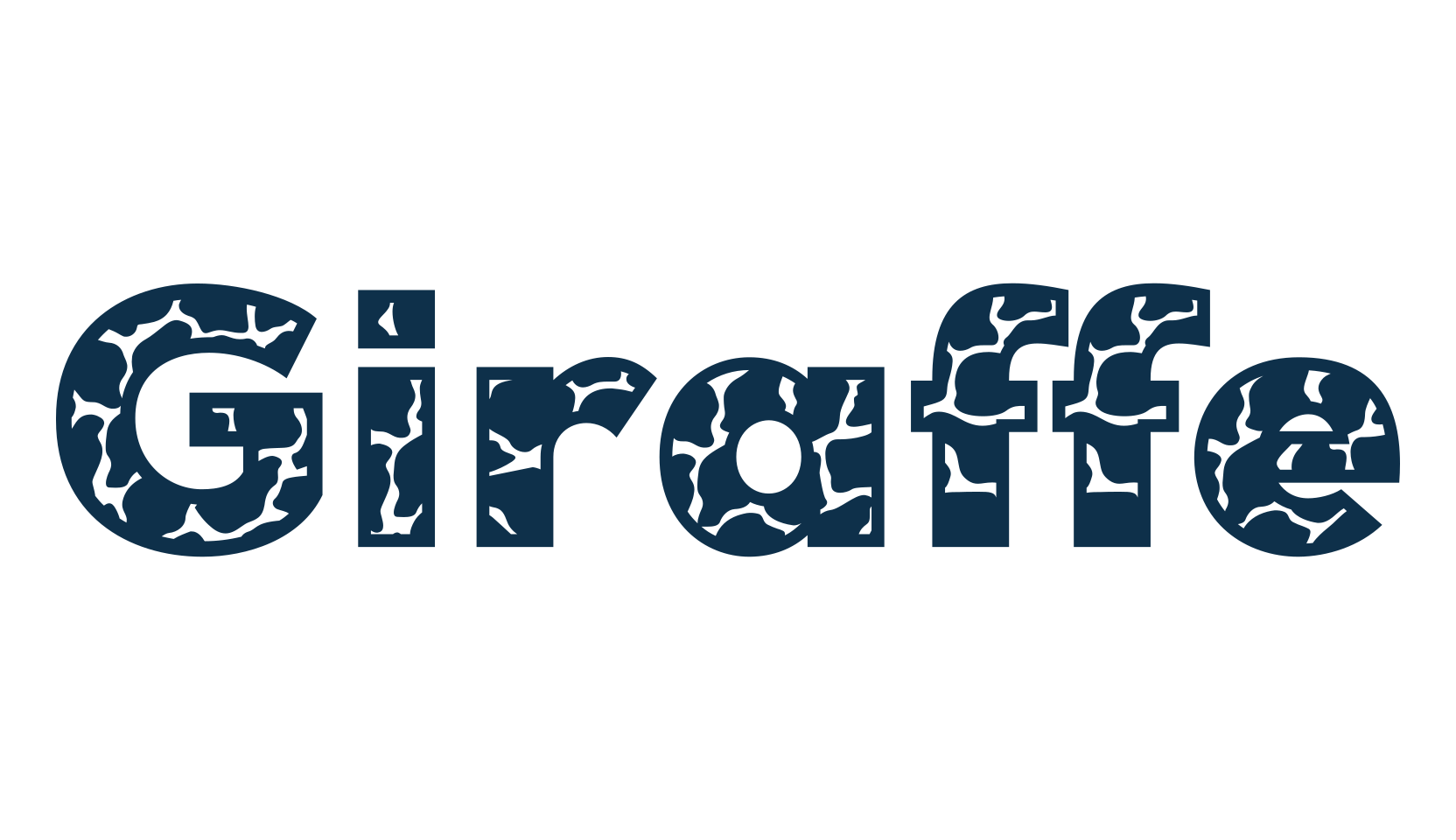 Giraffe (giraffe-2), decorative font preview