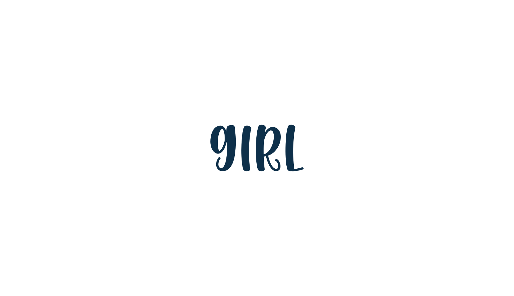 Girl (girl-3), fancy various decorative script calligraphy font preview