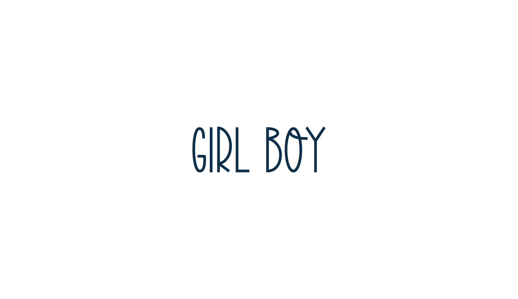 Girl Boy, script handwritten fancy decorative calligraphy font preview
