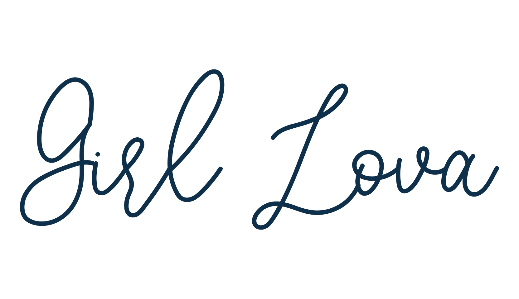 Girl Lova, script handwritten fancy decorative calligraphy font preview