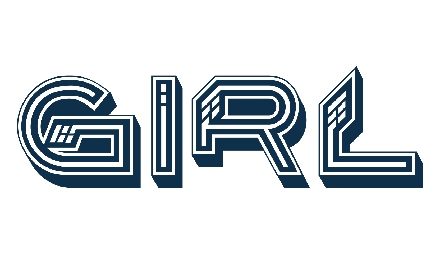 Girl (girl), various font preview