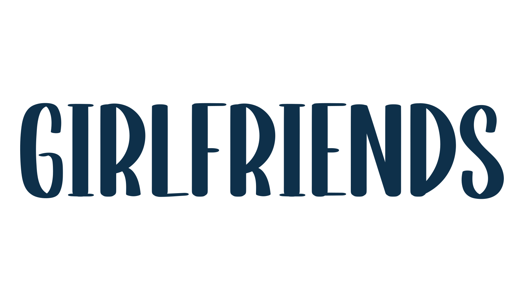 Girlfriends, various font preview