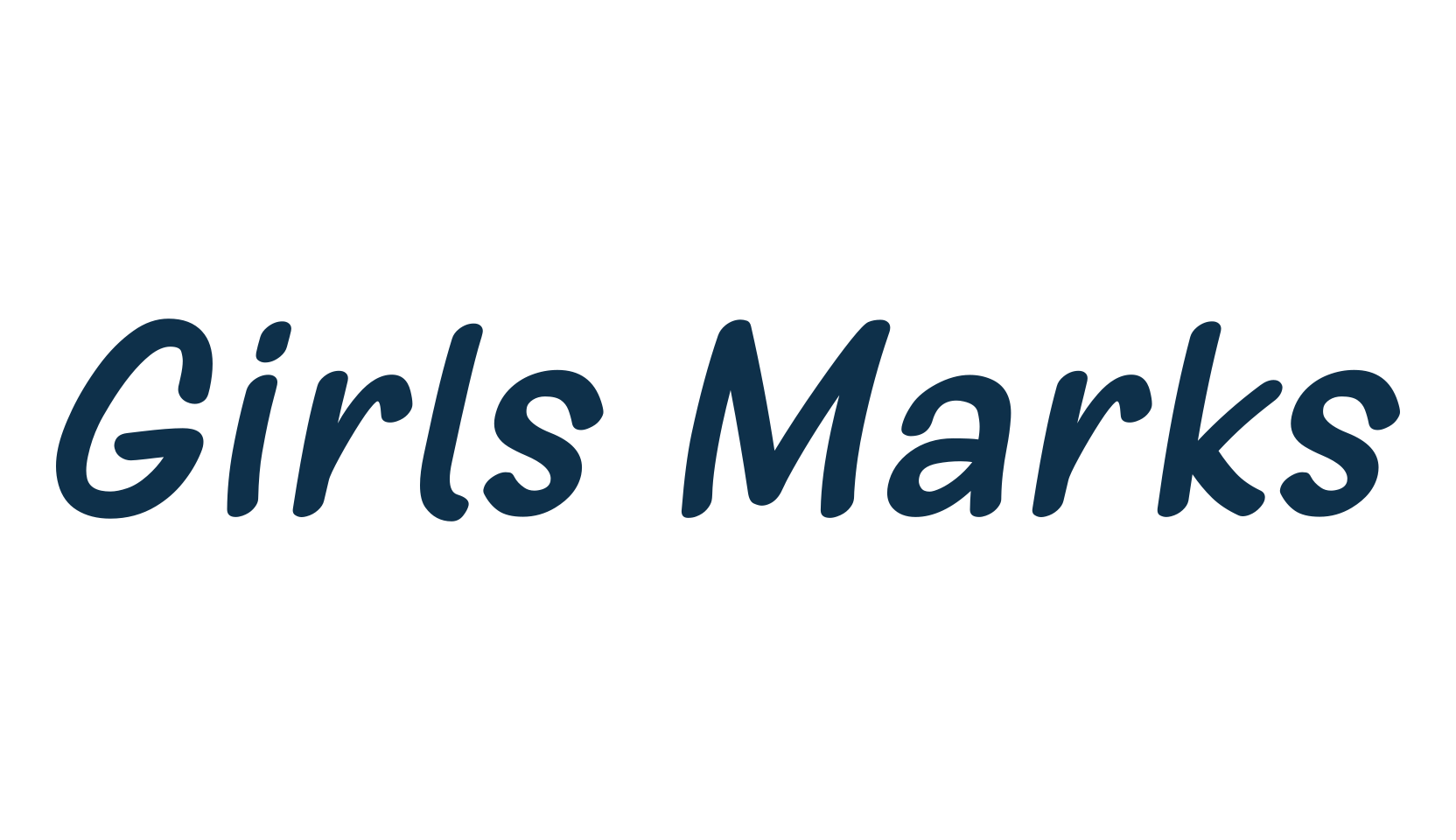 Girls Marks, script handwritten fancy decorative calligraphy font preview