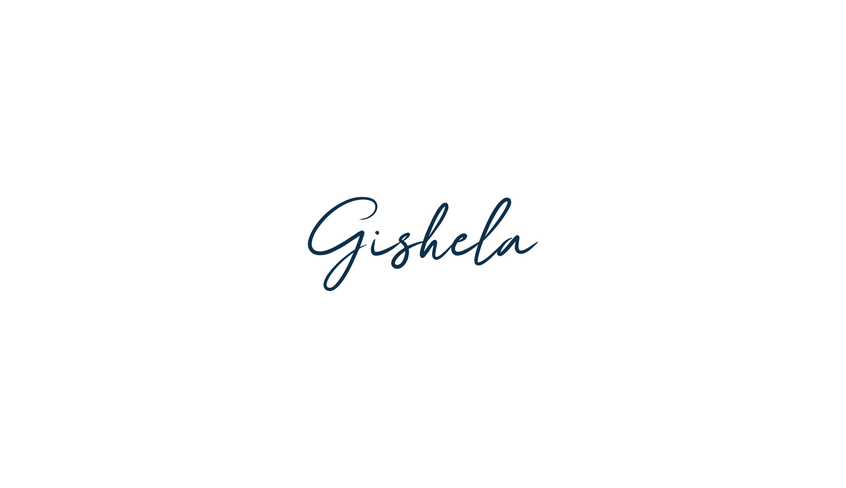 Gishela, script handwritten fancy decorative calligraphy font preview
