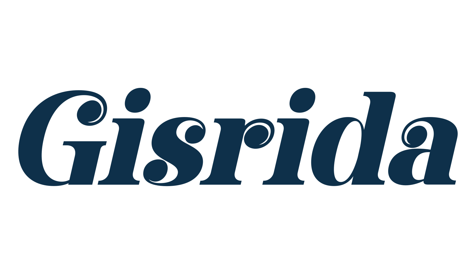 Gisrida, serif font preview