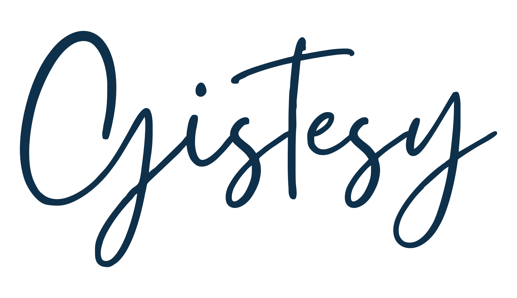 Gistesy, handwriting font preview
