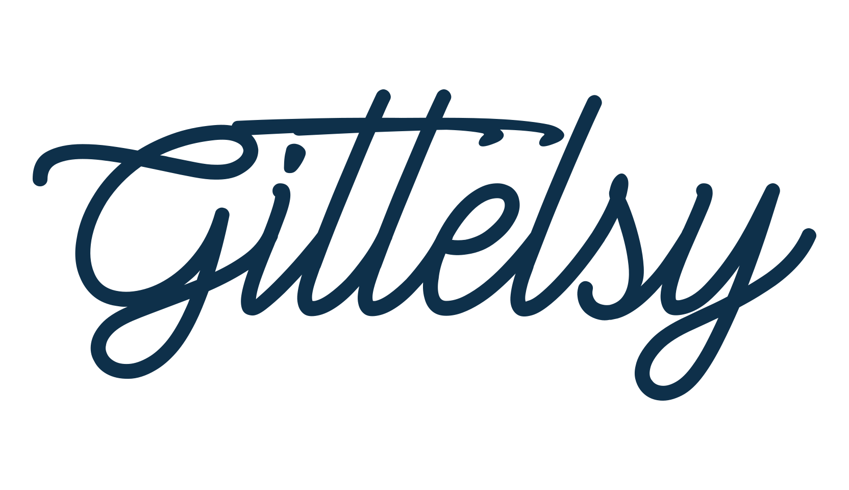 Gittelsy, various font preview