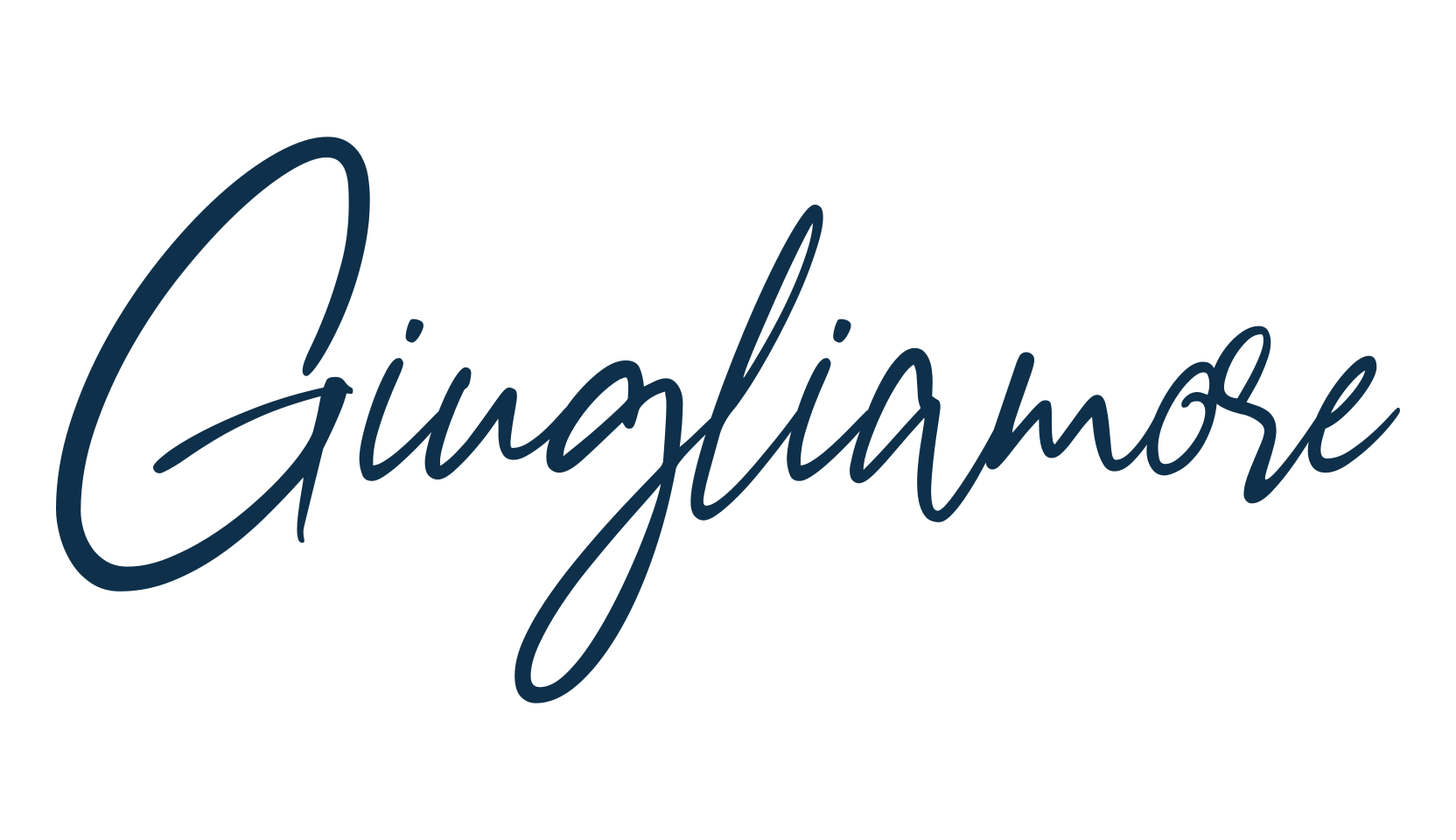 Giugliamore, script handwritten fancy decorative calligraphy font preview