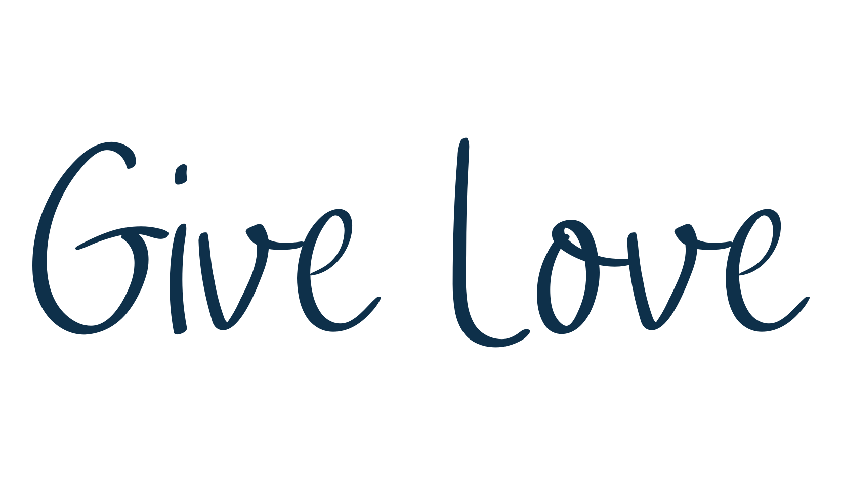 Give Love, script handwritten fancy decorative calligraphy font preview