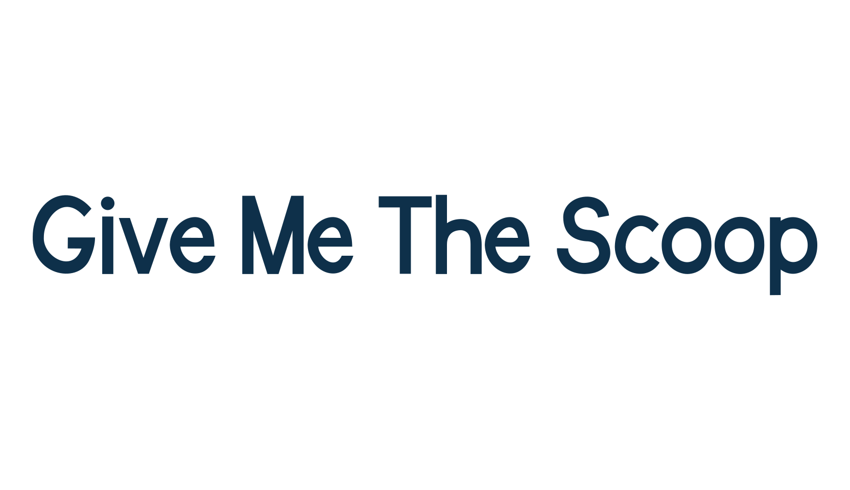Give Me The Scoop, basic sans serif font preview