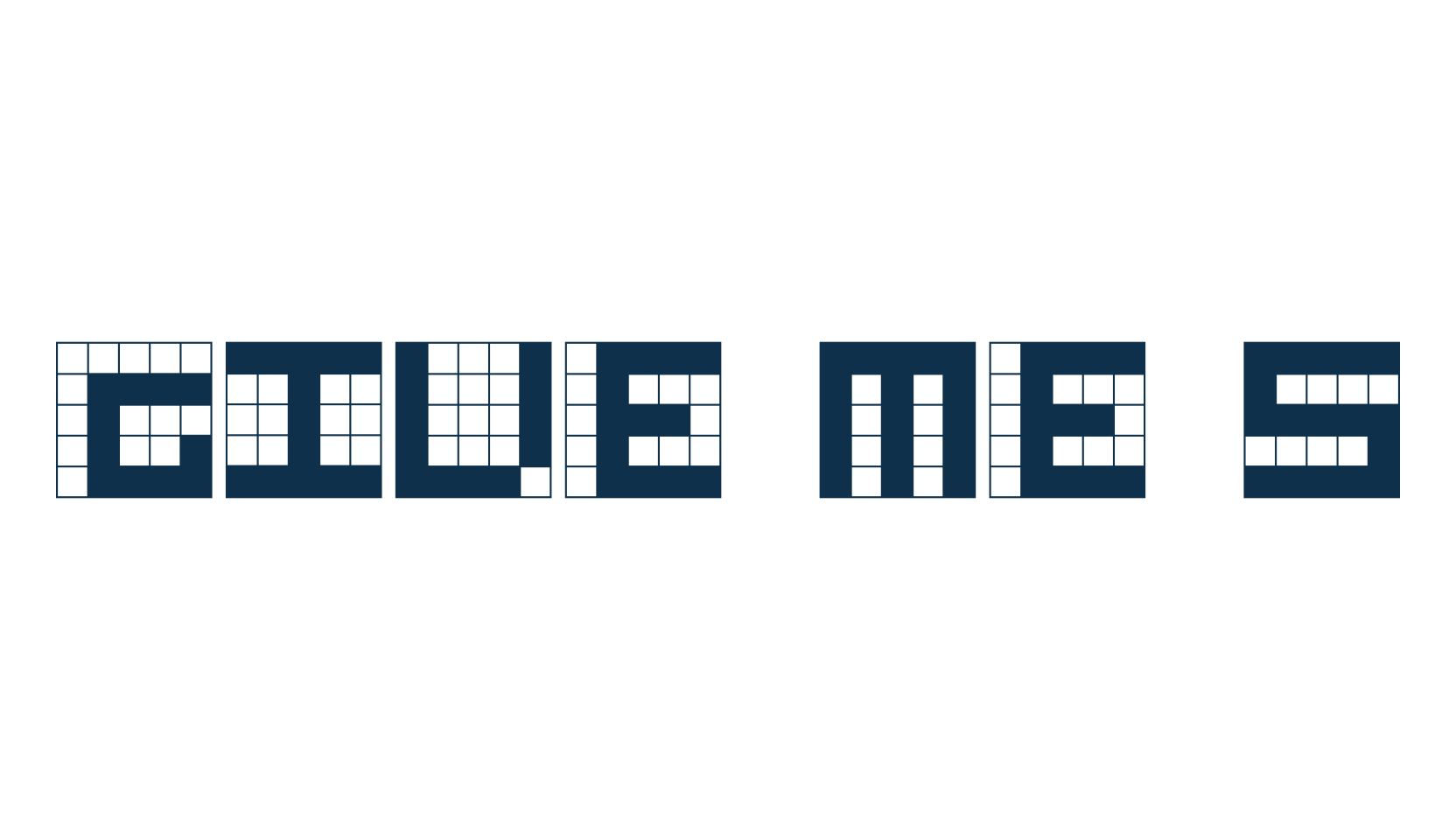 Give Me 5, techno lcd sci-fi font preview