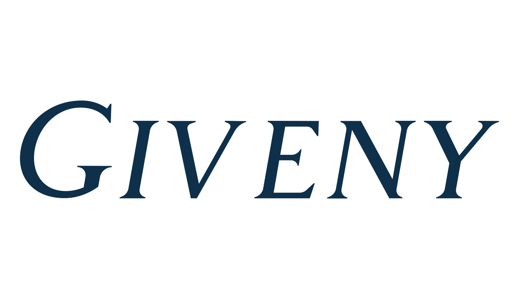 Giveny, basic serif font preview