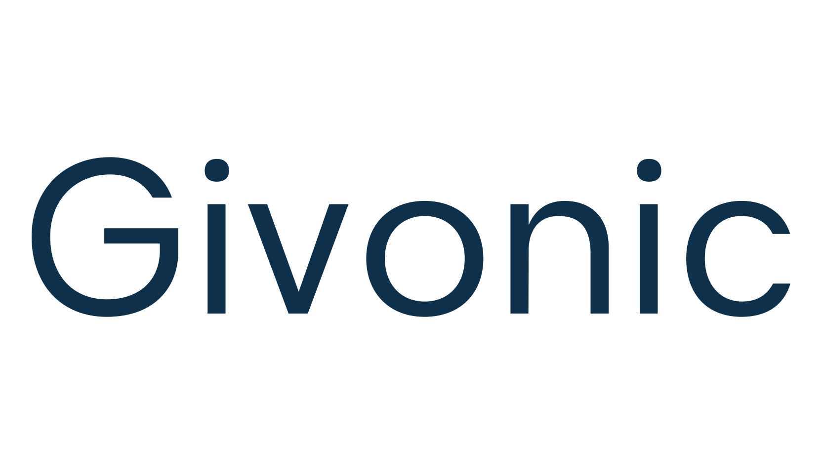Givonic, basic sans serif font preview