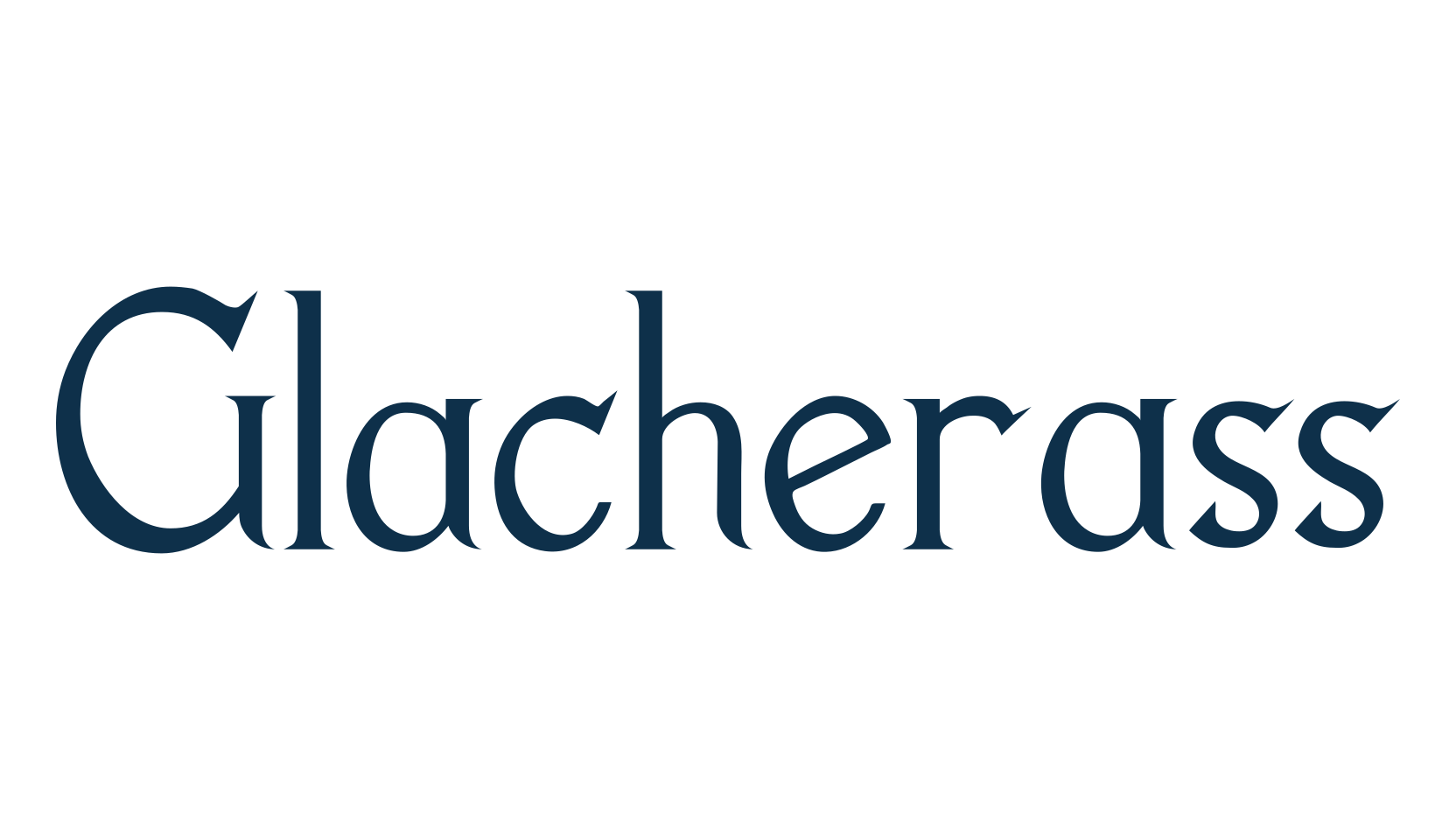 Glacherass, basic serif font preview