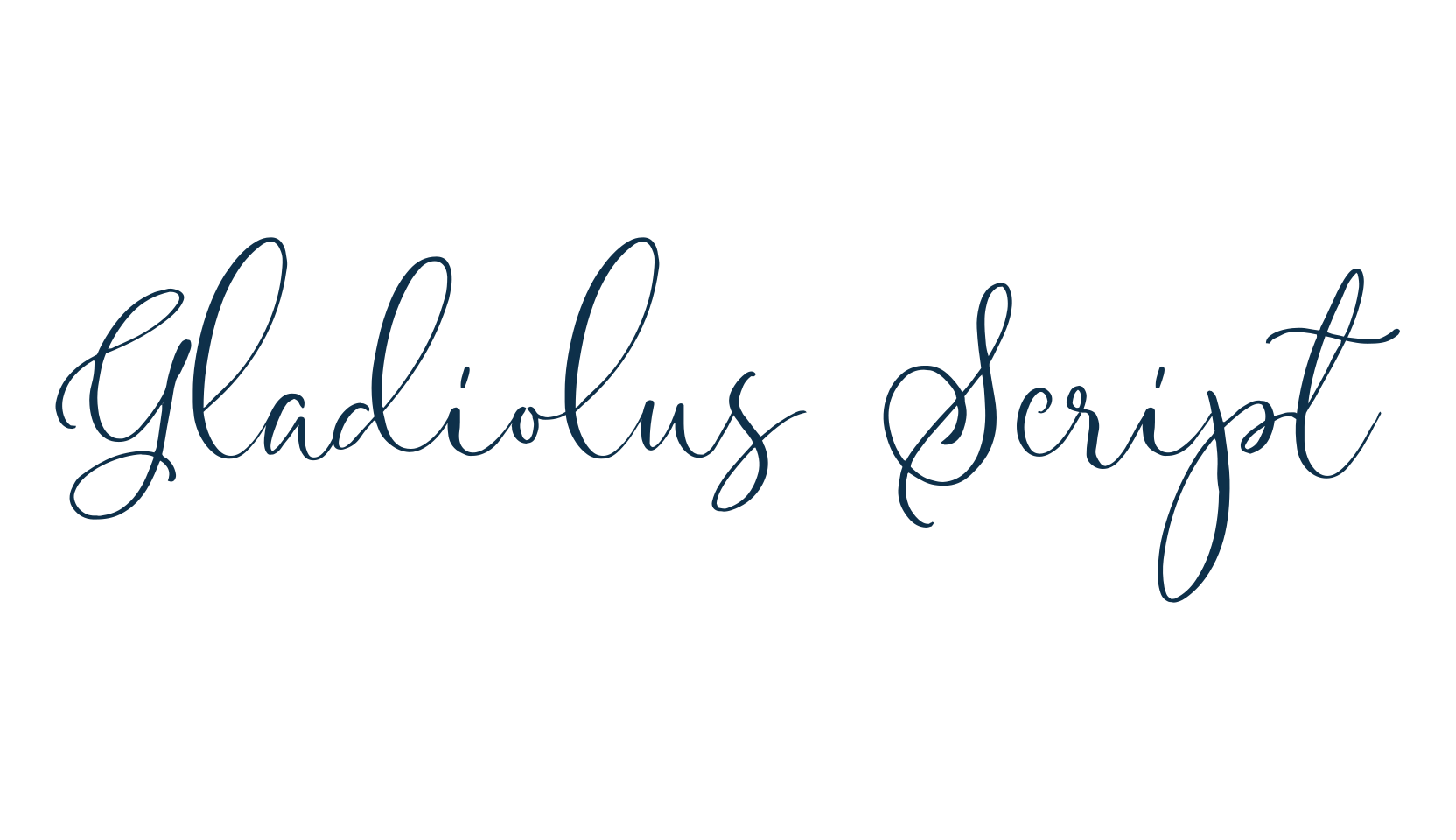 Gladiolus Script (gladiolus-script), script calligraphy fancy decorative font preview