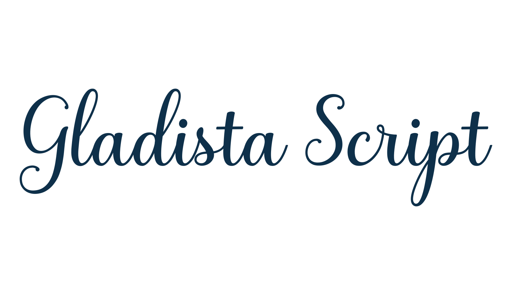 Gladista Script, script calligraphy fancy decorative font preview