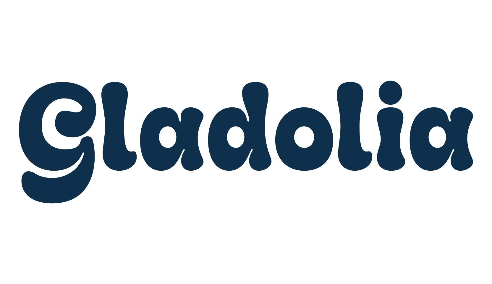 Gladolia, groovy font preview