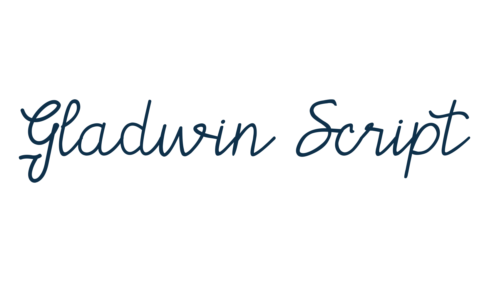 Gladwin Script, script handwritten fancy decorative calligraphy font preview