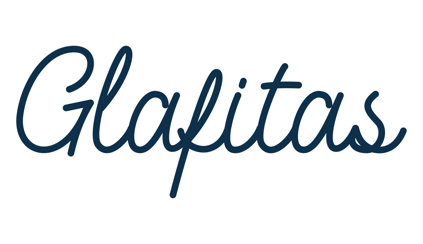 Glafitas, script handwritten fancy decorative calligraphy font preview