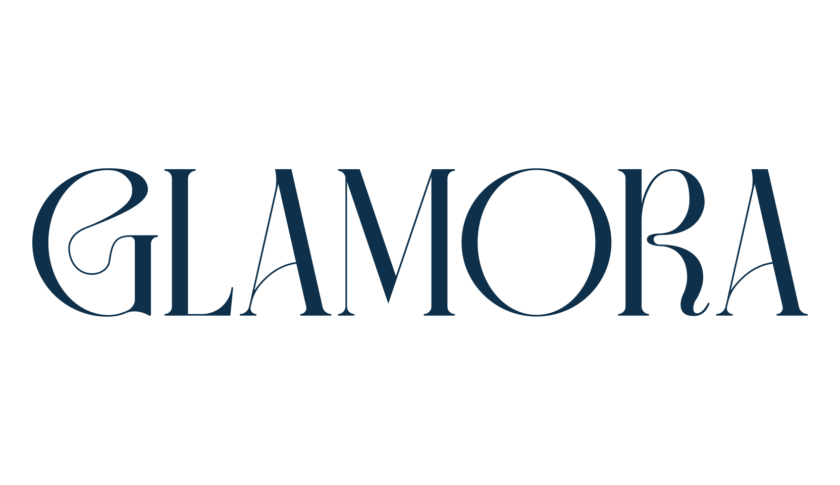 Glamora, fancy retro decorative font preview
