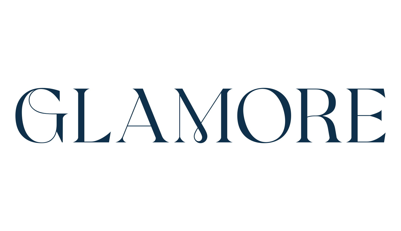 Glamore, basic serif font preview