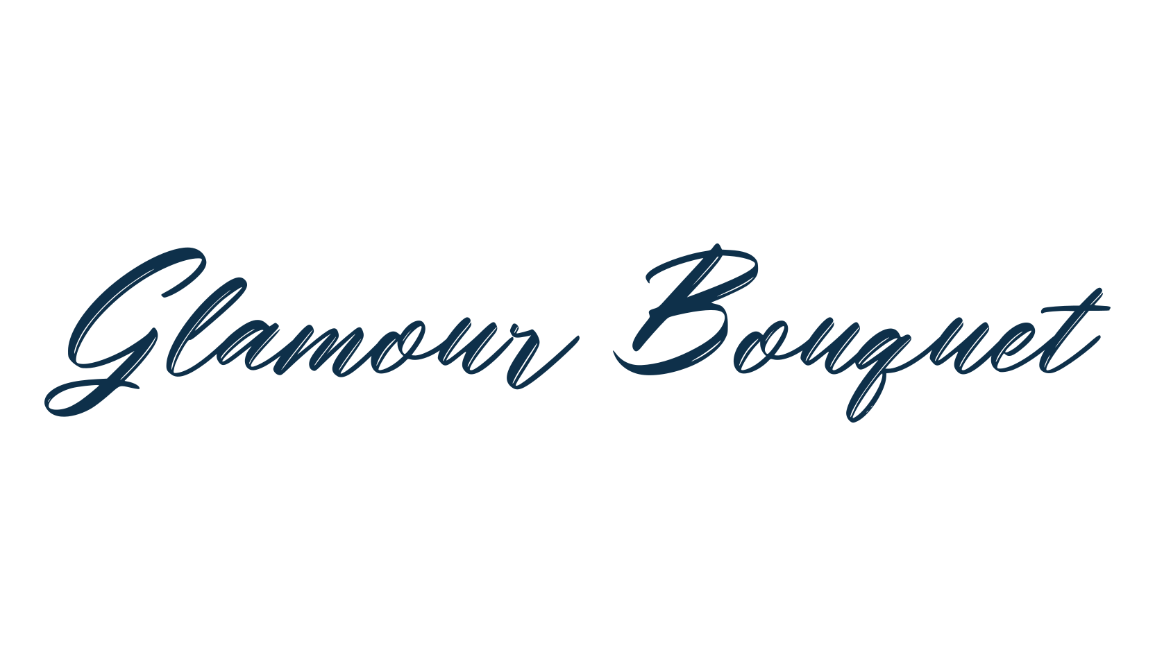 Glamour Bouquet, script handwritten fancy decorative calligraphy font preview