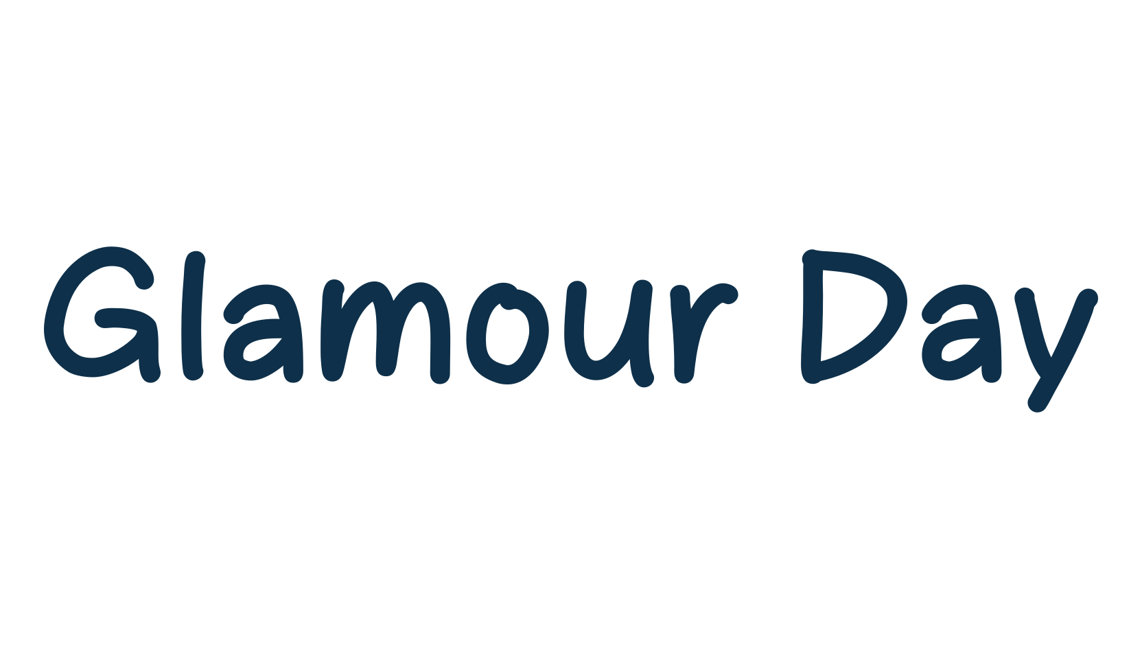 Glamour Day, script handwritten fancy decorative calligraphy font preview