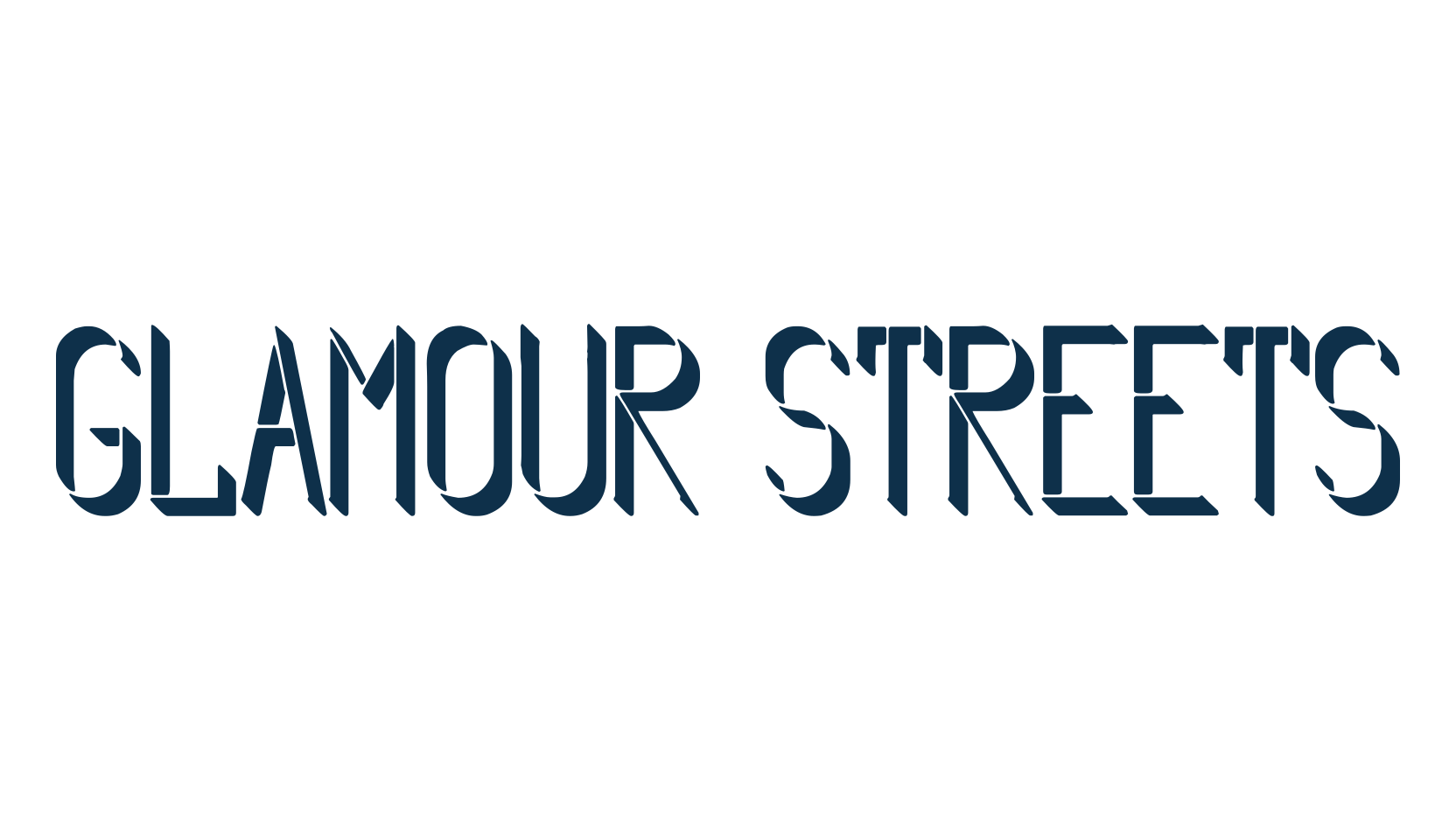 Glamour Streets, fancy various decorative font preview